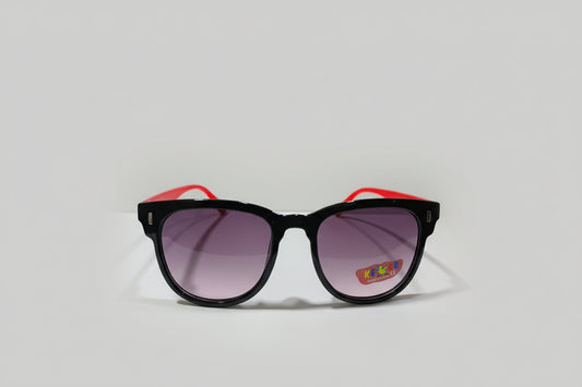 Kids Black Sunglasses – Classic Frame with Purple Gradient Lenses