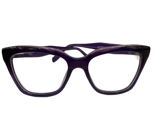 Premium Purple Cat-Eye Eyeglasses – Stylish Full-Rim Women’s Frame