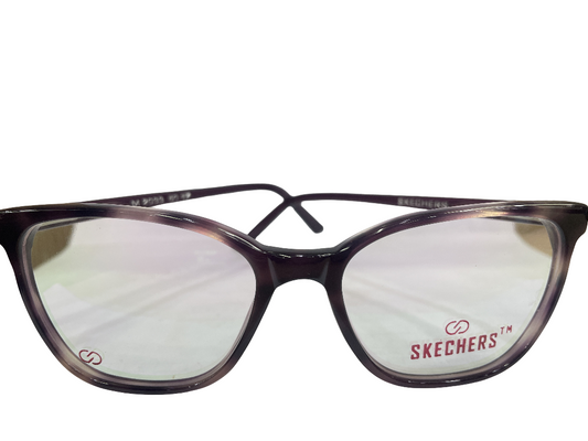 Skechers Soft Brown Cat-Eye Eyeglasses – Lightweight Full-Rim Women’s Frame