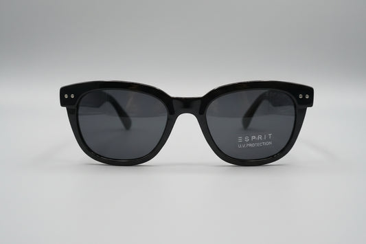 Esprit Cat-Eye Sunglasses – Black Frame with Smoke Grey Lenses