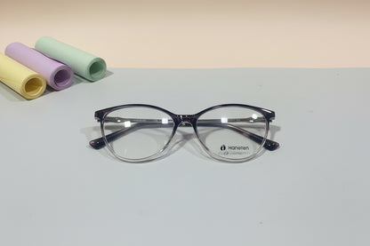 Hangten Elegant Purple Cat-Eye Eyeglasses – Lightweight Full-Rim Women’s Frame