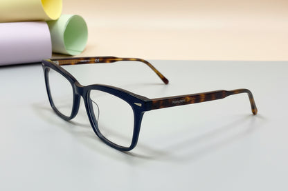 Hangten Tortoiseshell Cat Eye Eyeglasses – Lightweight Full-Rim Unisex Frame