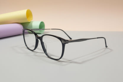 Hangten Black Cat-Eye Eyeglasses – Lightweight Full-Rim Women’s Frame