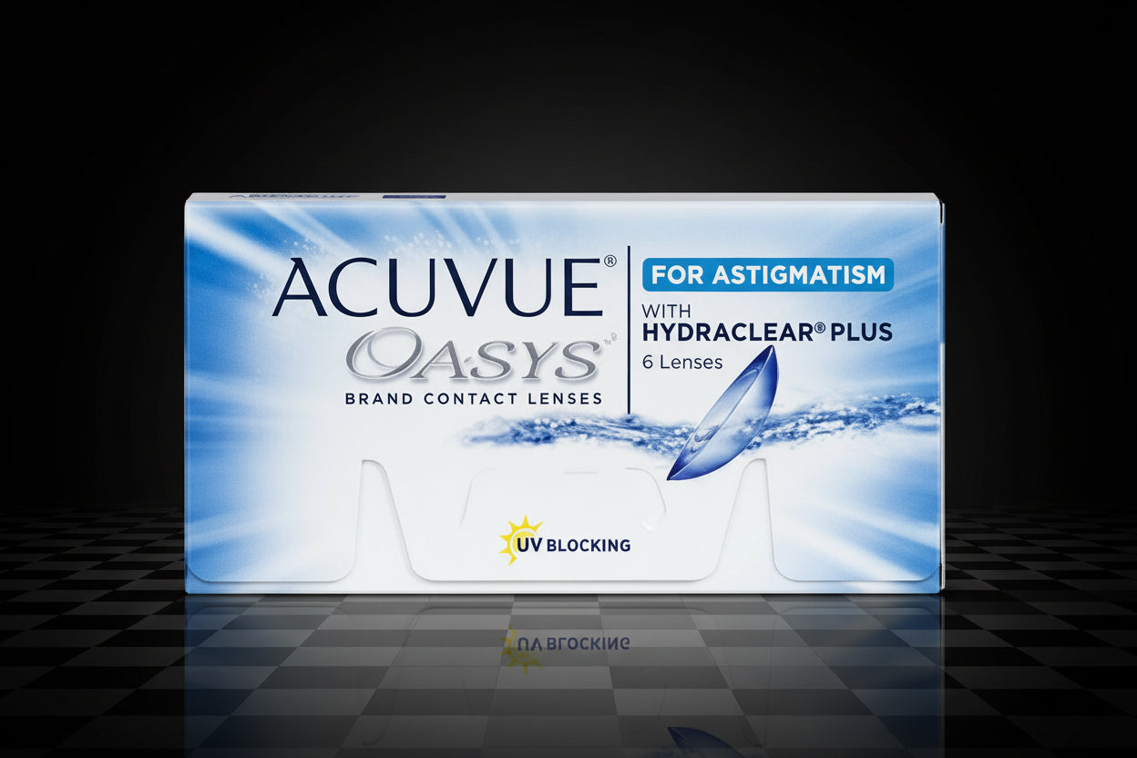 ACUVUE OASYS for Astigmatism with HYDRACLEAR® PLUS Contact Lenses (6 Lenses)