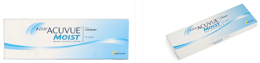 1-Day ACUVUE MOIST Daily Disposable Contact Lenses (with LACREON® Technology)