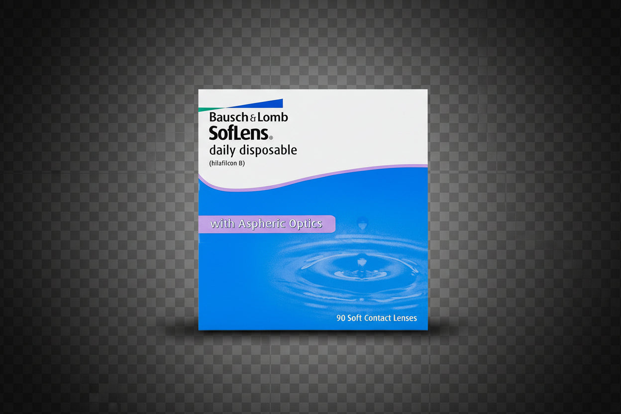 Bausch + Lomb SofLens Daily Disposable Contact Lenses (90 Lenses)