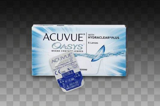 ACUVUE OASYS with HYDRACLEAR® PLUS Contact Lenses (6 Lenses)