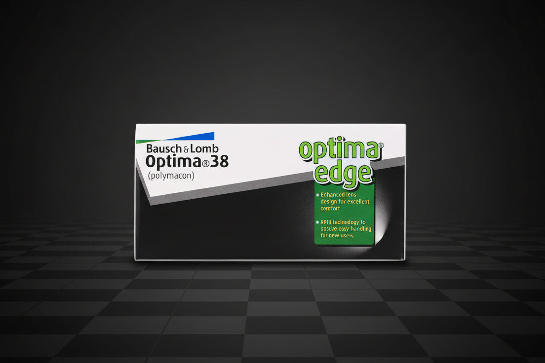 Bausch + Lomb Optima 38 Monthly Contact Lenses (6 Lenses)