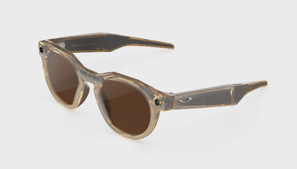 Oakley Meta HSTN - Frame colour: Light Curry, Lens colour: Clear to Brown Transitions